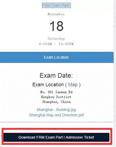 11月FRM考試將至,你的準考證打印好了嗎? 11月FRM考試將至,你的準考證打印好了嗎?